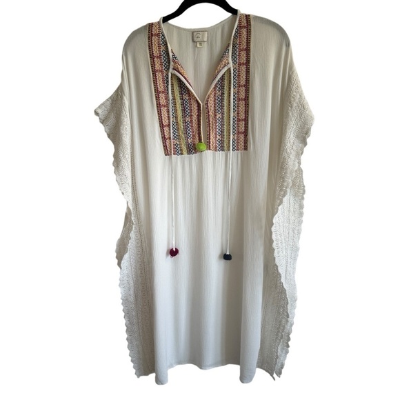 Anthropologie Postmark Bilson Embroidered Caftan, Size XS/S - Picture 5 of 12
